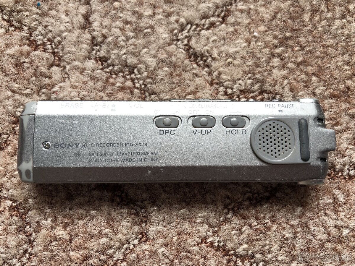 Stereo digitální diktafon Sony ICD-SX78. - 4