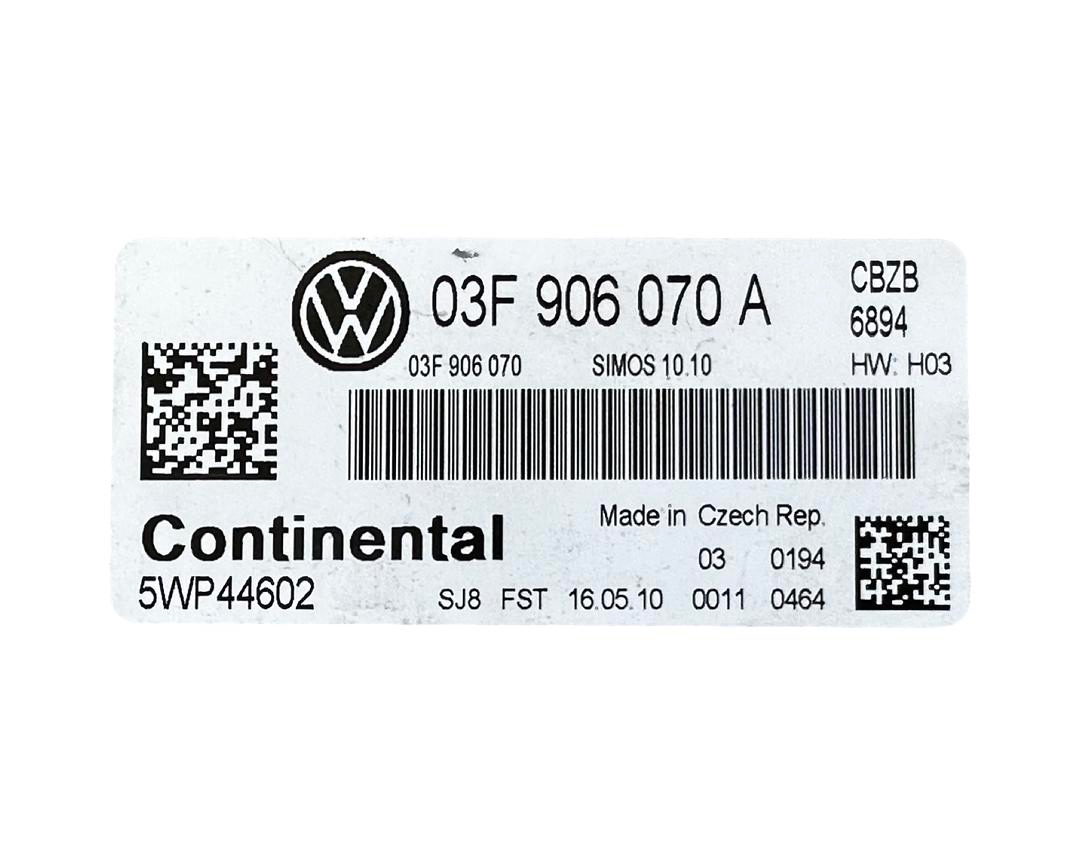 Řídící jednotka motoru 03F906070A VW Golf 6 plus 2011 - 4