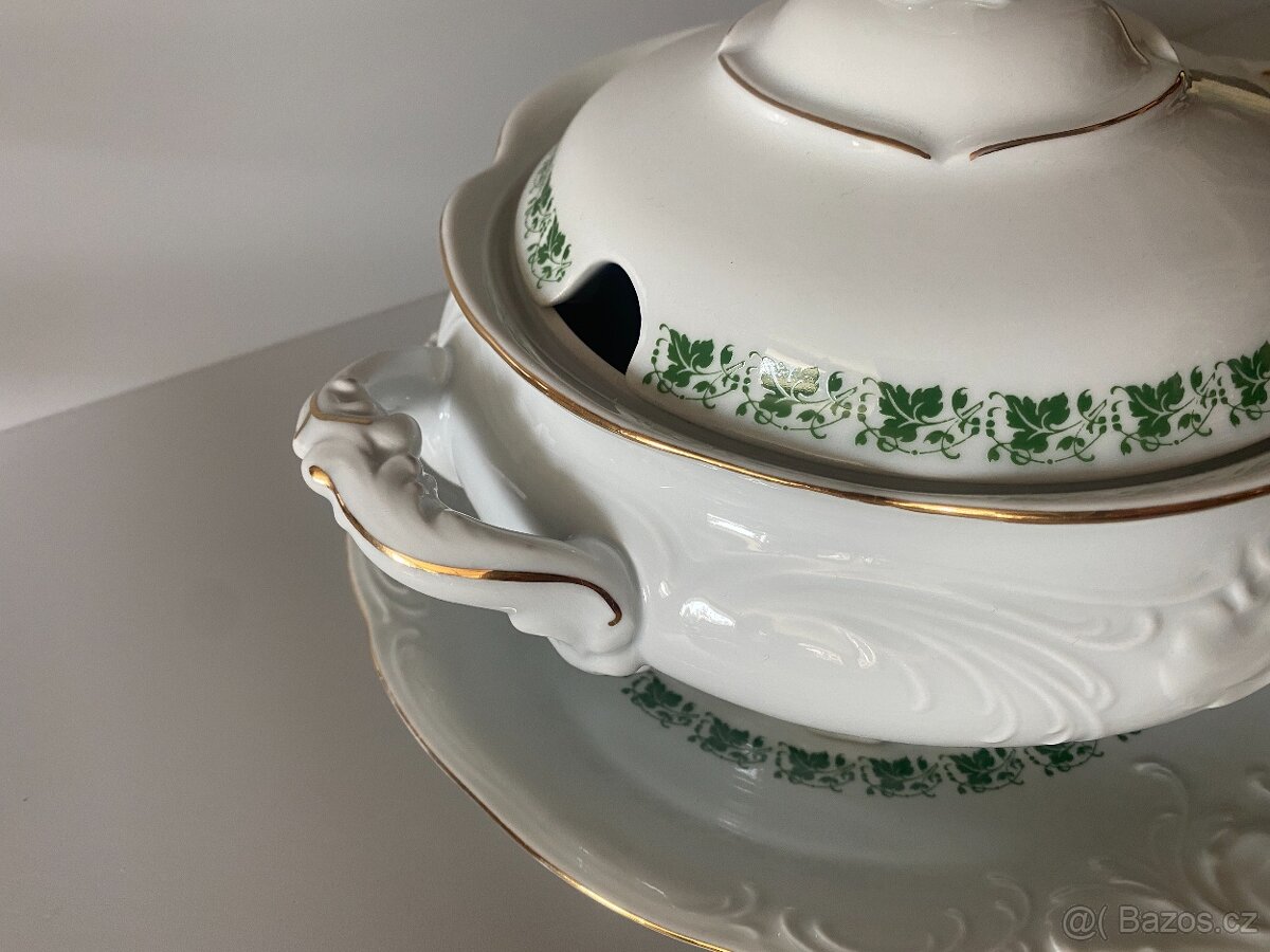 polévková mísa stará mísa na polévku porcelán starý servis - 4