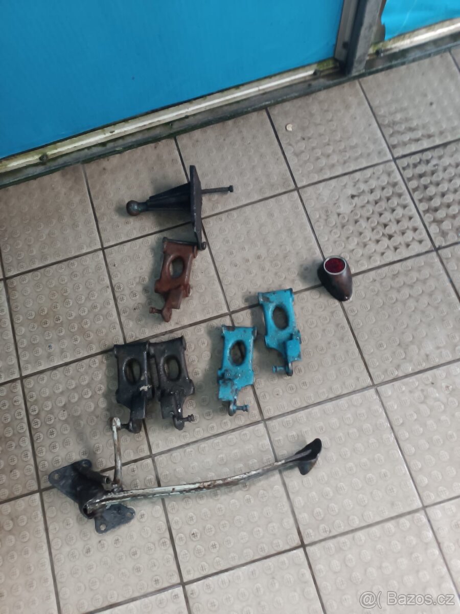 Hlavní stojan boční stojan IŽ49 IŽ350 DKW - 4