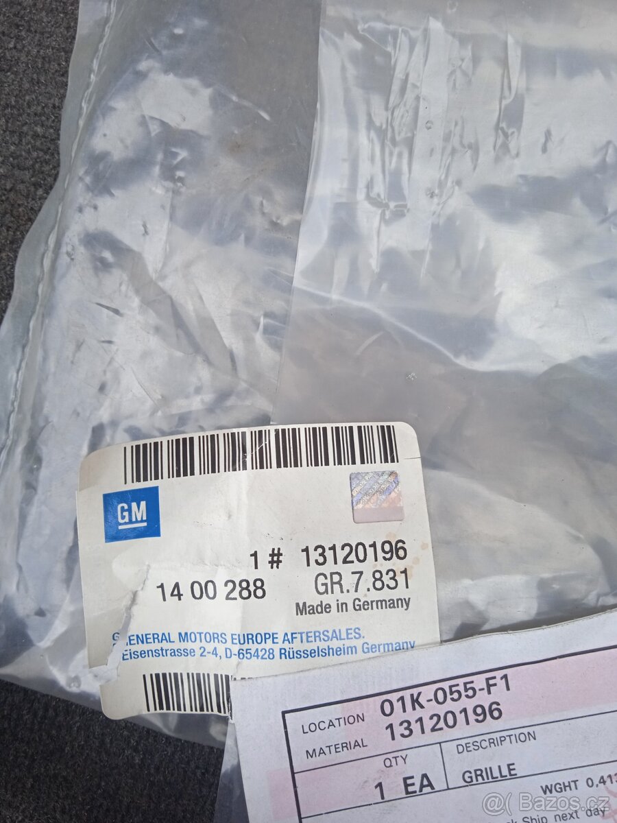 Přední mřížka nárazníku Opel Vectra c před fl - 4