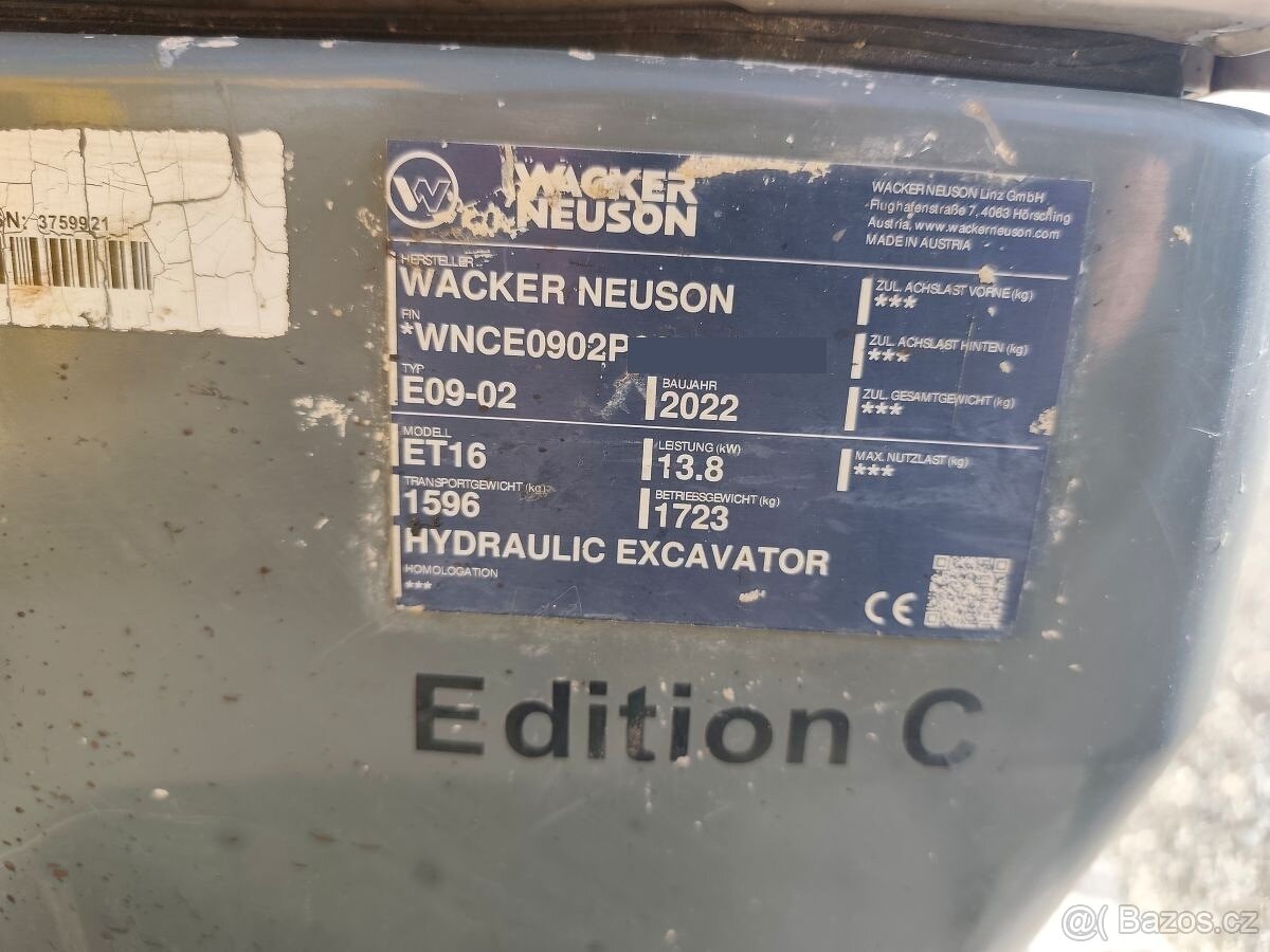 Pásový bagr Wacker Neuson ET 16 Edition C - 4