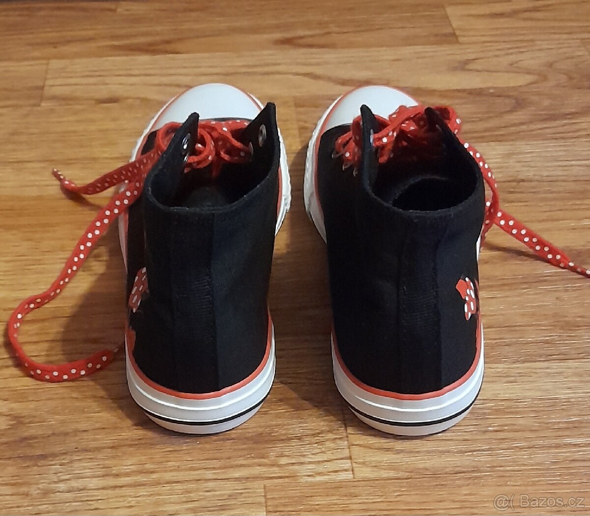 Nové dívčí kotníkové plátěné tenisky v.34 - 4
