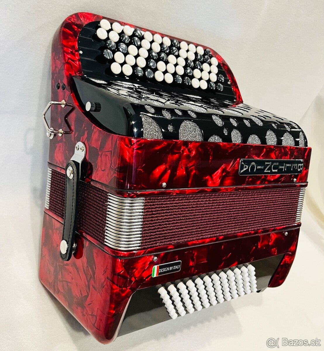 Predám nový akordeón Beltunica- chromaticky B Griff -72 BASO - 4