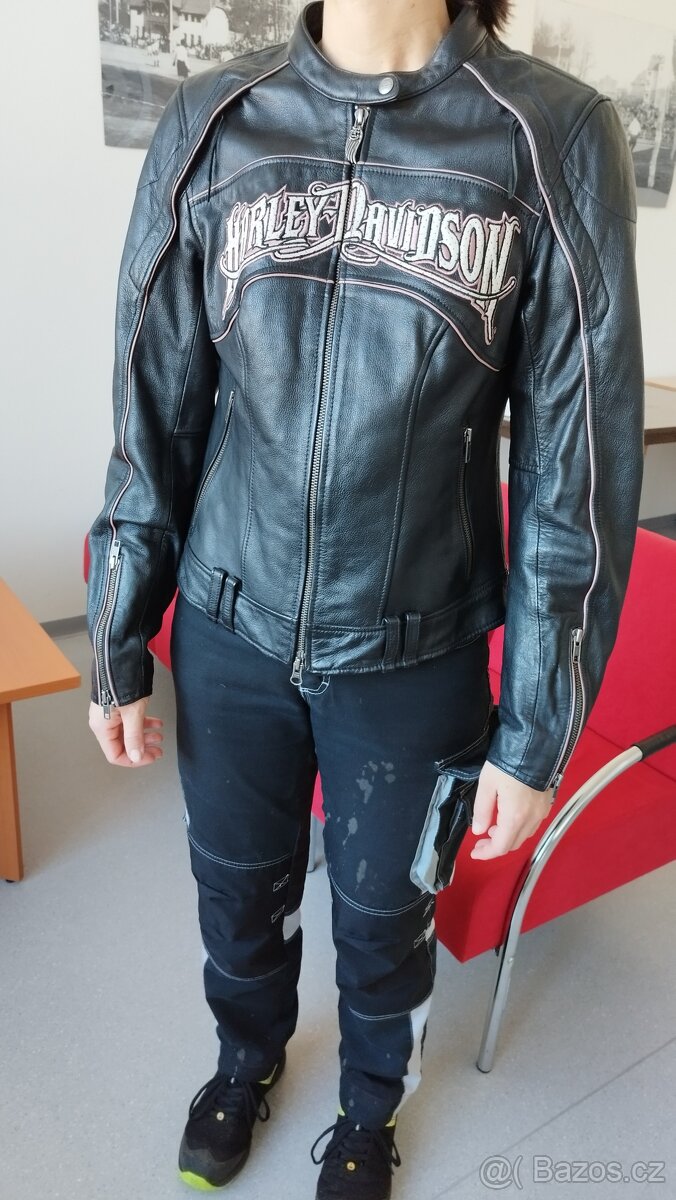 Harley Davidson dámská kožená bunda vel..S - 4