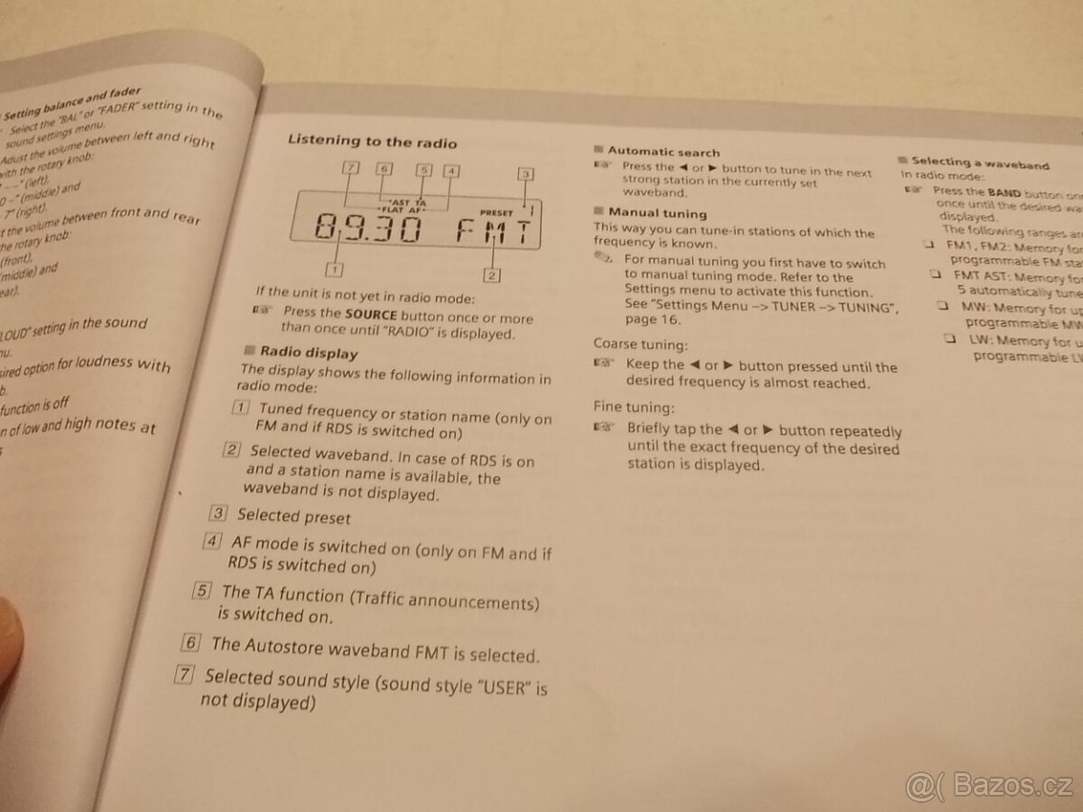 IVECO - návod na autorádio CD + MP3 - 4