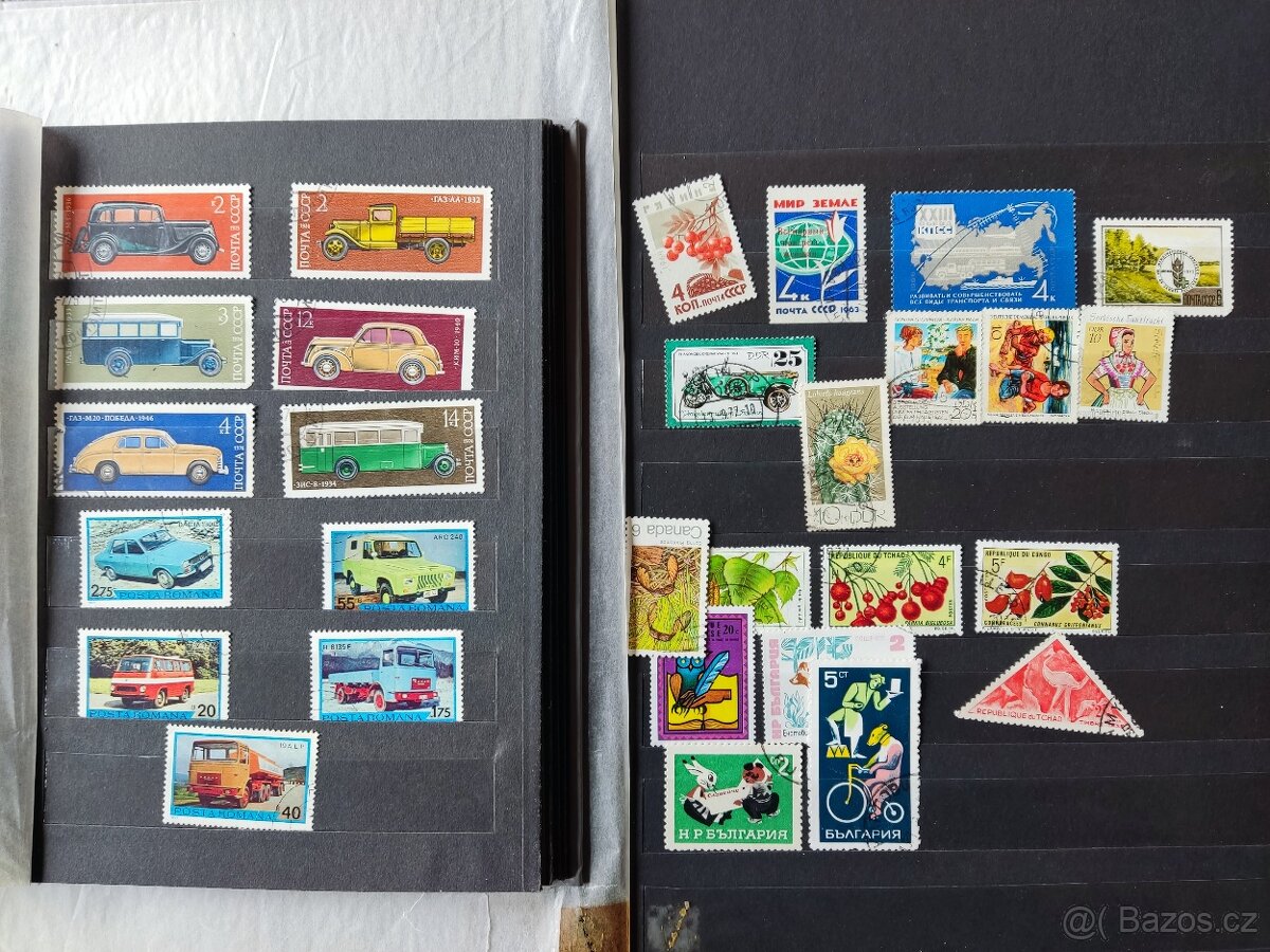 Poštovní známky viz foto dvě alba - 4
