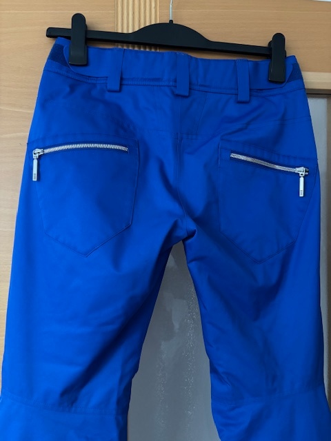 Nové dámské lyžařské kalhoty Descente modré, velikost 36 - 4