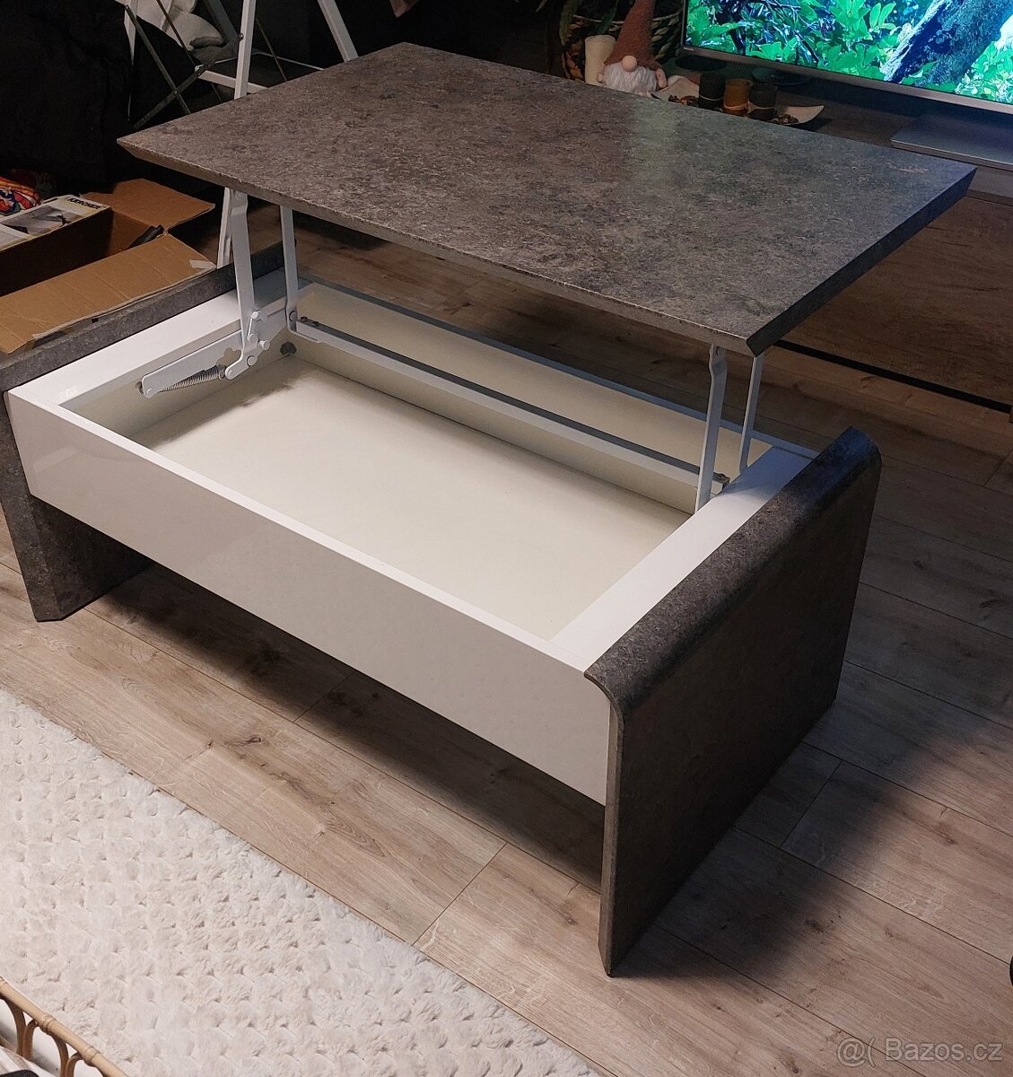 Konferenční stolek s úložným prostorem - 4