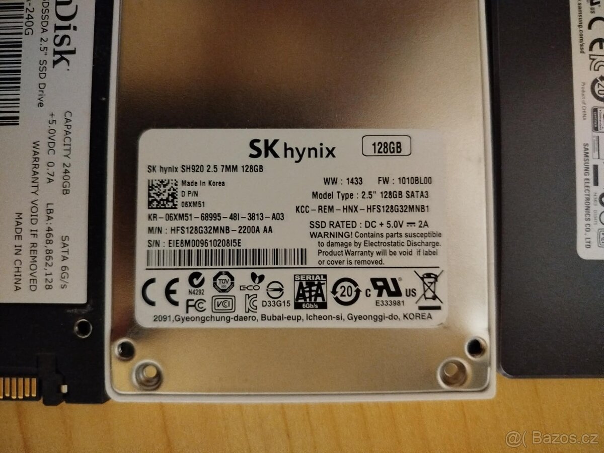 SSD disky 128/128/240gb - 4