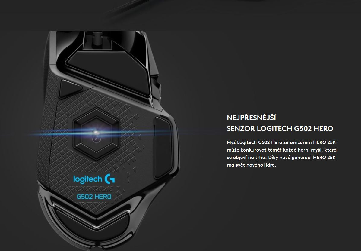 NOVÁ myš Logitech G502 Hero - 4