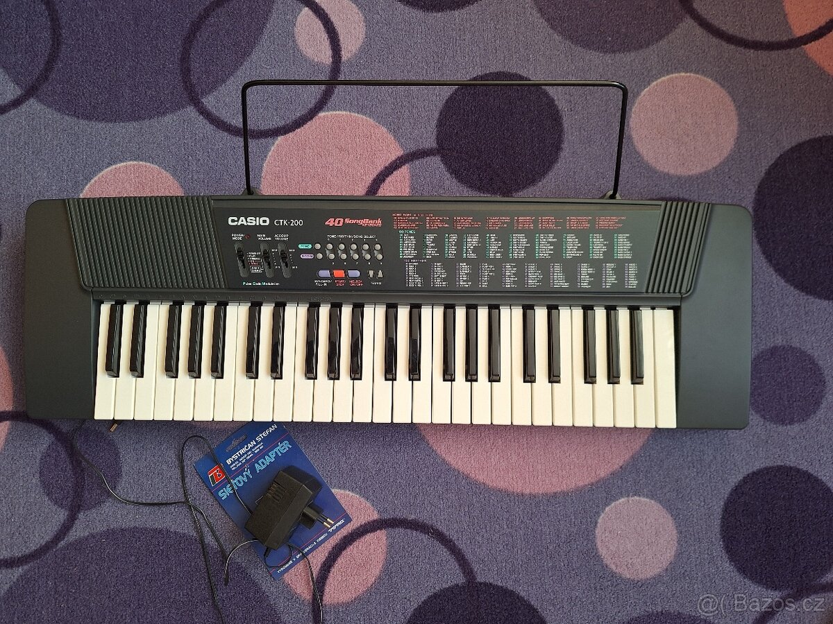 Elektronické klávesy Casio CTK 200 (Náchod) - 4