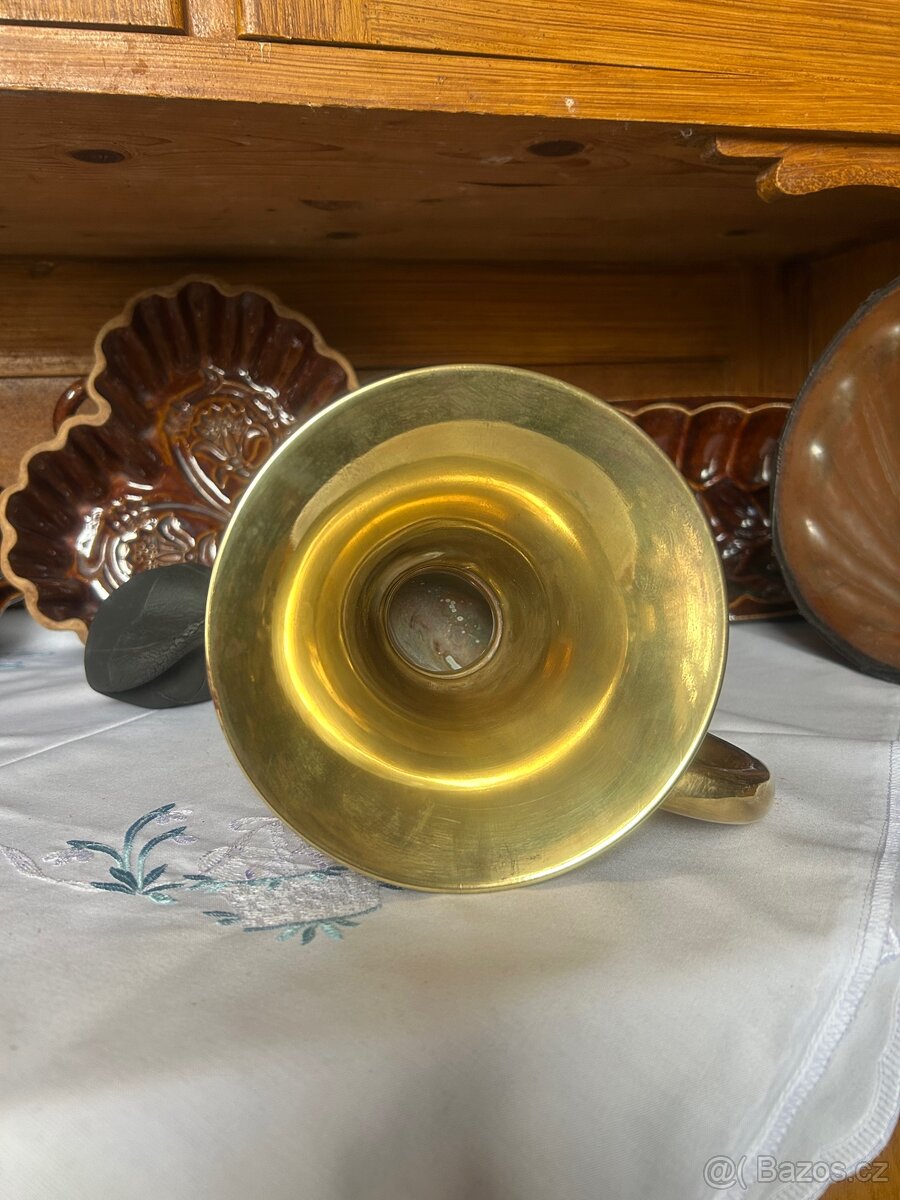 starý mosazný klakson – 1910-1940 - 4