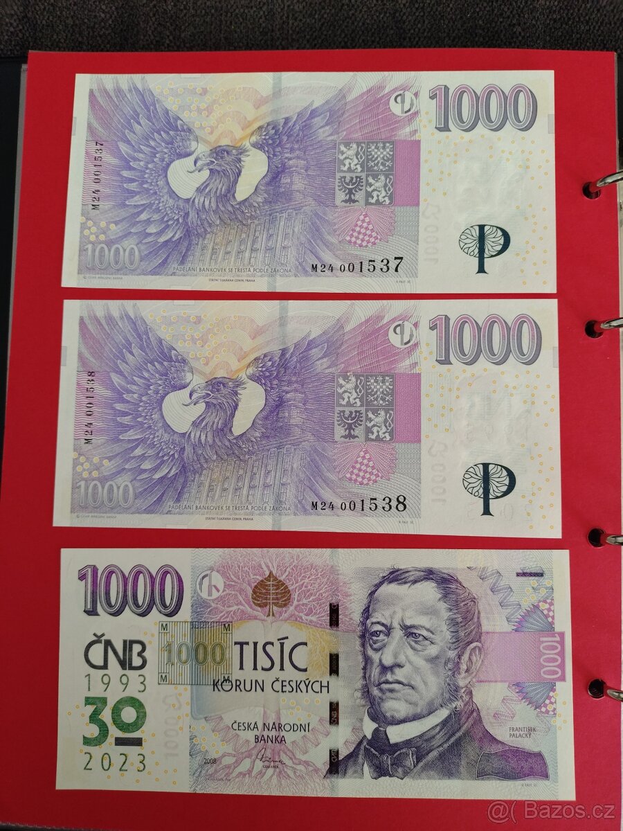 1000 kč s přitiskem - 4