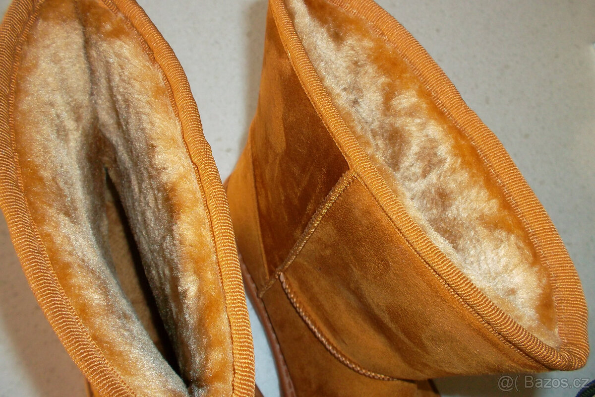 UGG-NOVÉ teplé válenky/hacule/zimní boty, vel. 39 - 4