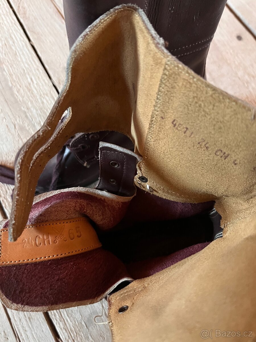 Hnědé důstojnické kanady vel.40 - 4