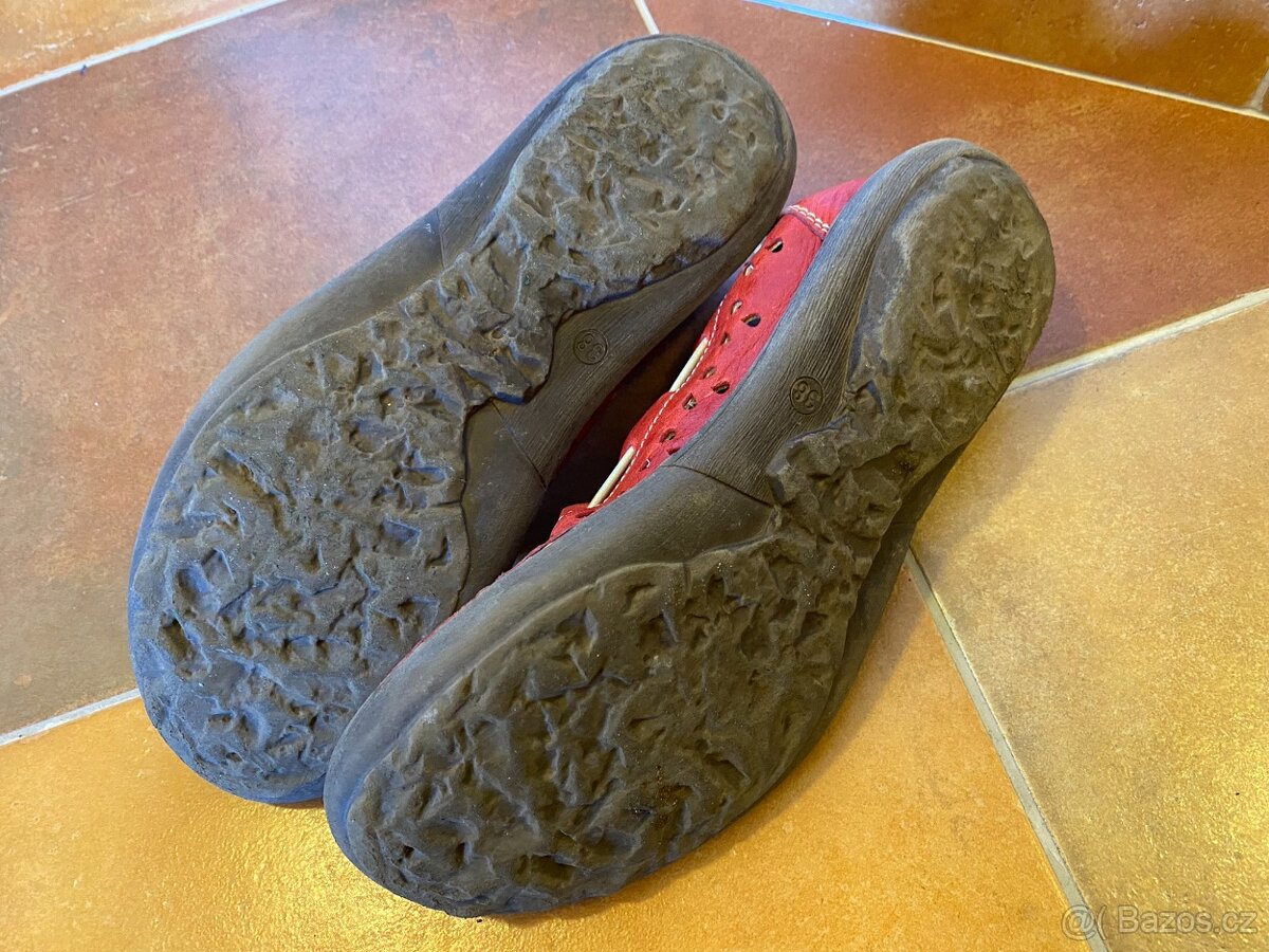 Dámské kožené baleríny – Simen - 4