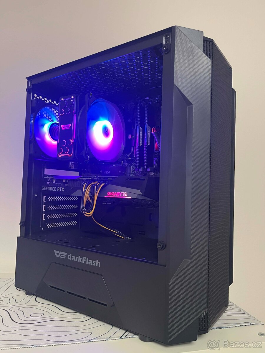Herní PC - RTX 3060Ti / Ryzen 7 5700 / 1TB / 32GB - 4