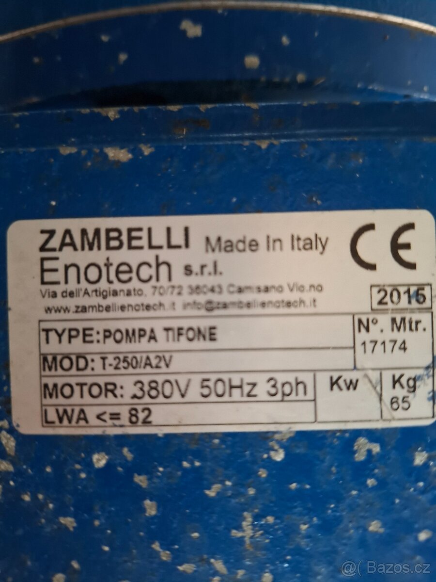 Rmutove čerpadlo T-250/A2V - 4