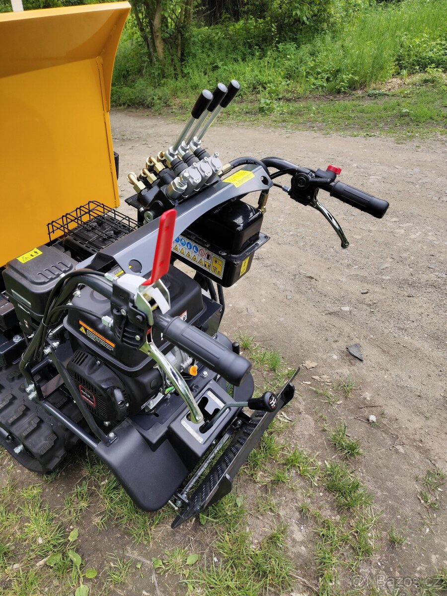 Pásový samonakládací, vysokozdvižný mini dumper - 4