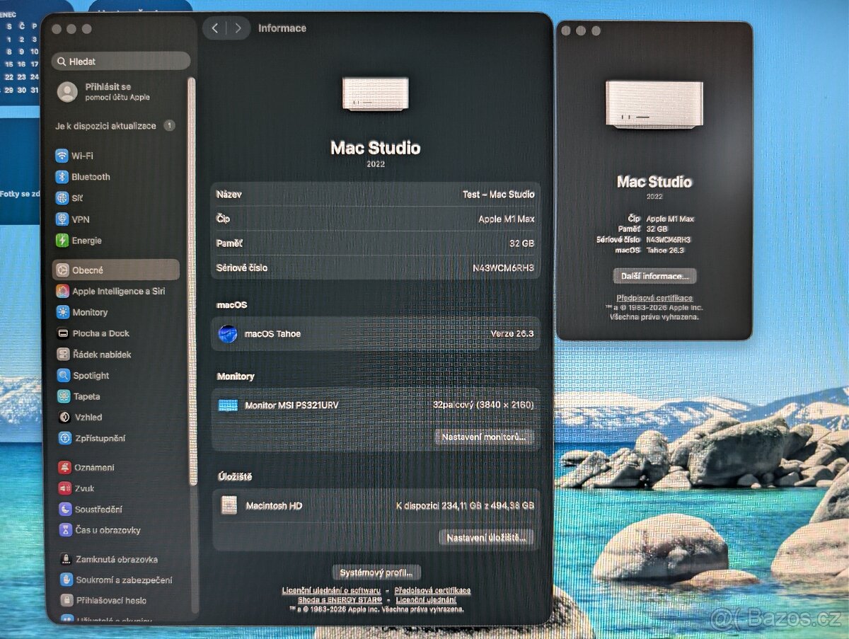 Apple Mac Studio, M1 Max, 32GB RAM, 512GB SSD - 4