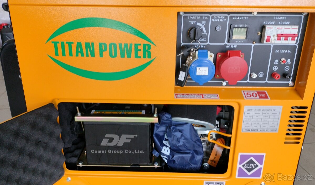 Nová elektrocentrála diesel 5kW 3-faze s el startérem - 4