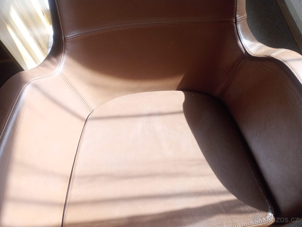 Kožené otočné křeslo IKEA - 4