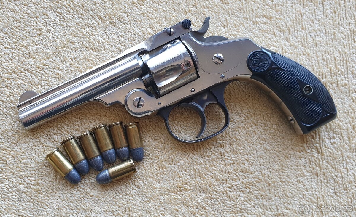 Historický revolver Smith Wesson cal.32CF DA 1886 - 4