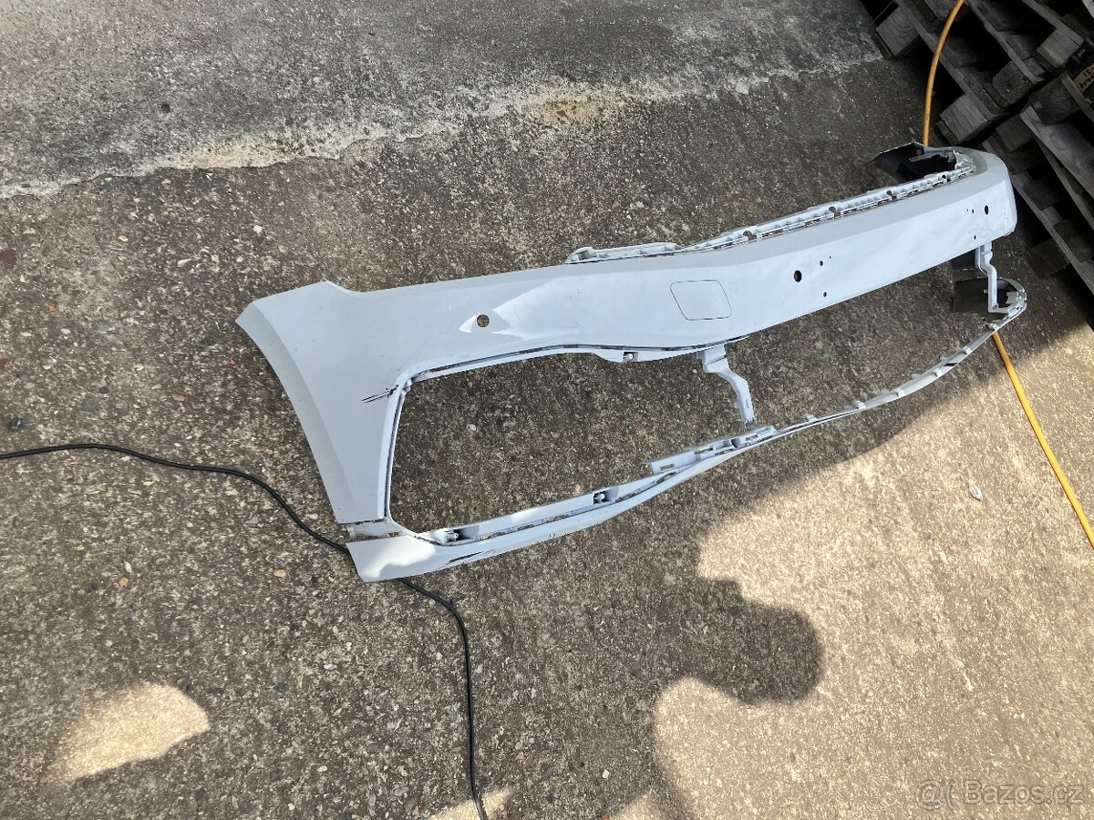 predni naraznik vw passat b8 lift r-line bily - 4