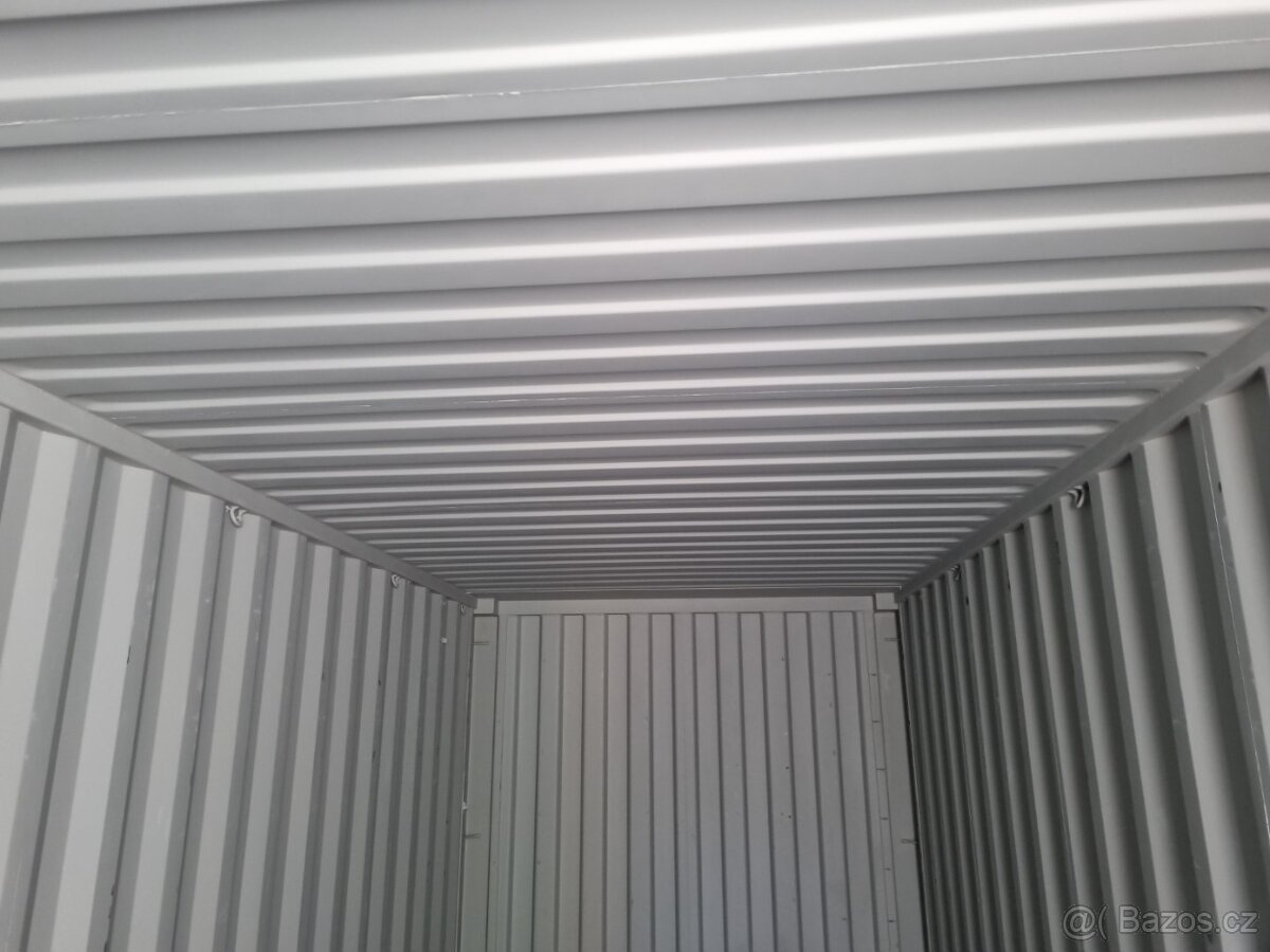 Lodní kontejner 6m – námořní modrá barva - 4