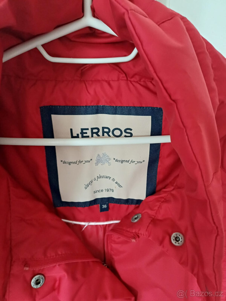 Zimní dámská bunda LERROS vel. 36/38, červená - 4