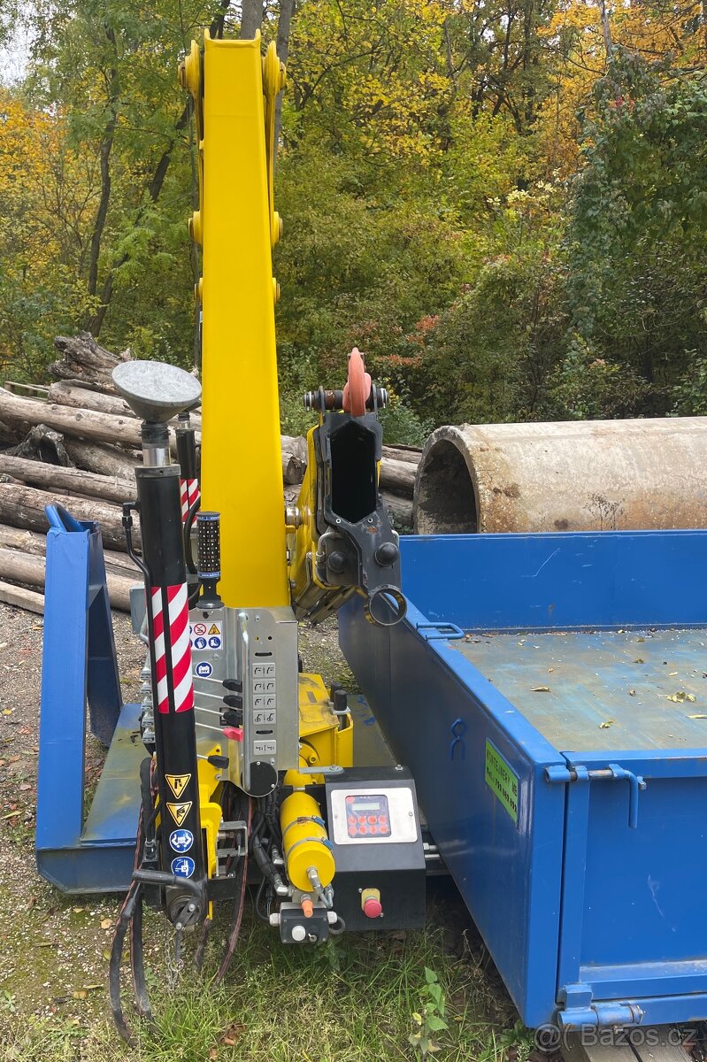 Prodám kontejner s hydraulickému rukou HYVA HB 80 - 4