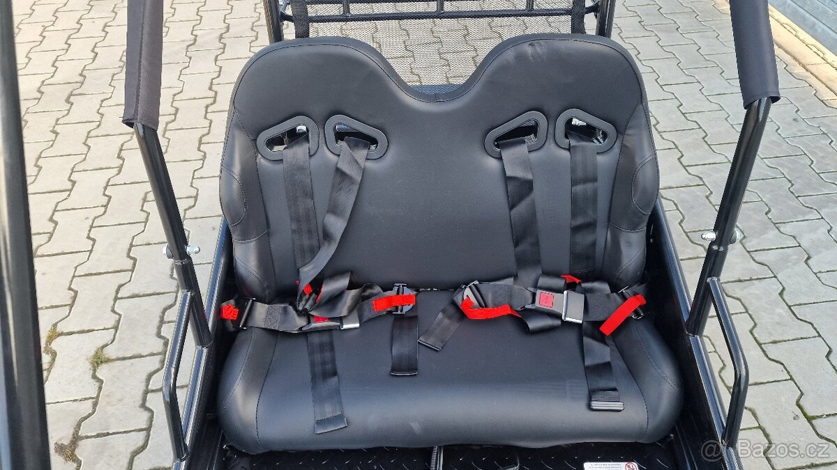 Dětská Bugina akumulátorová ECOBuggy až 2500W 60V 20Ah červe - 4