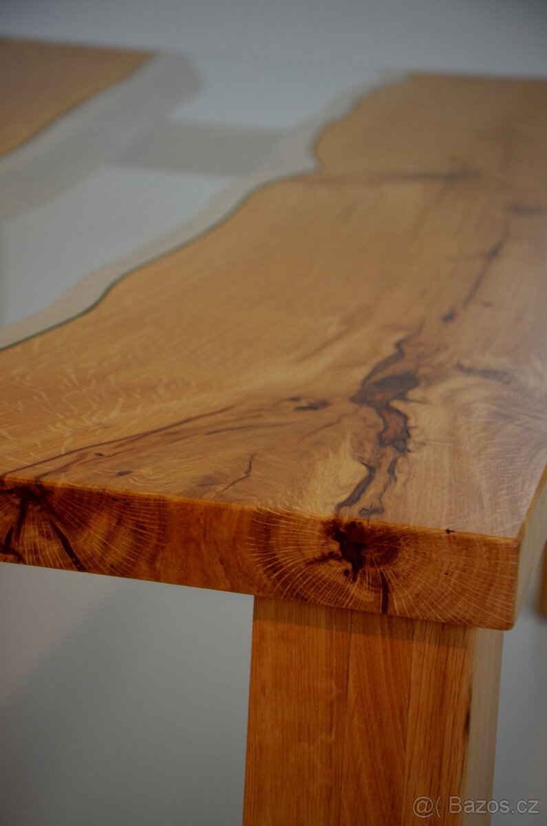 NOVÝ Konferenční stůl - dub - 4