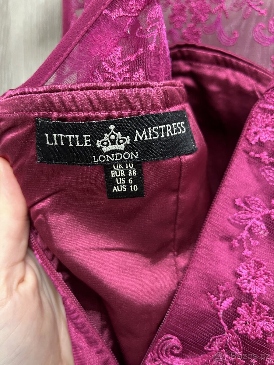 Plesové společenské šaty vel. S - 4