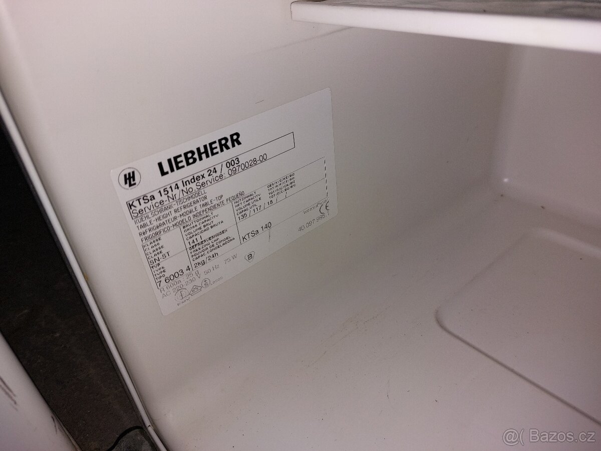 Liebherr KTSa-1514, menší značková lednice. - 4