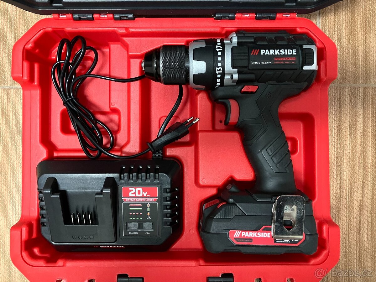 Aku vrtací šroubovák Parkside Performance - 4