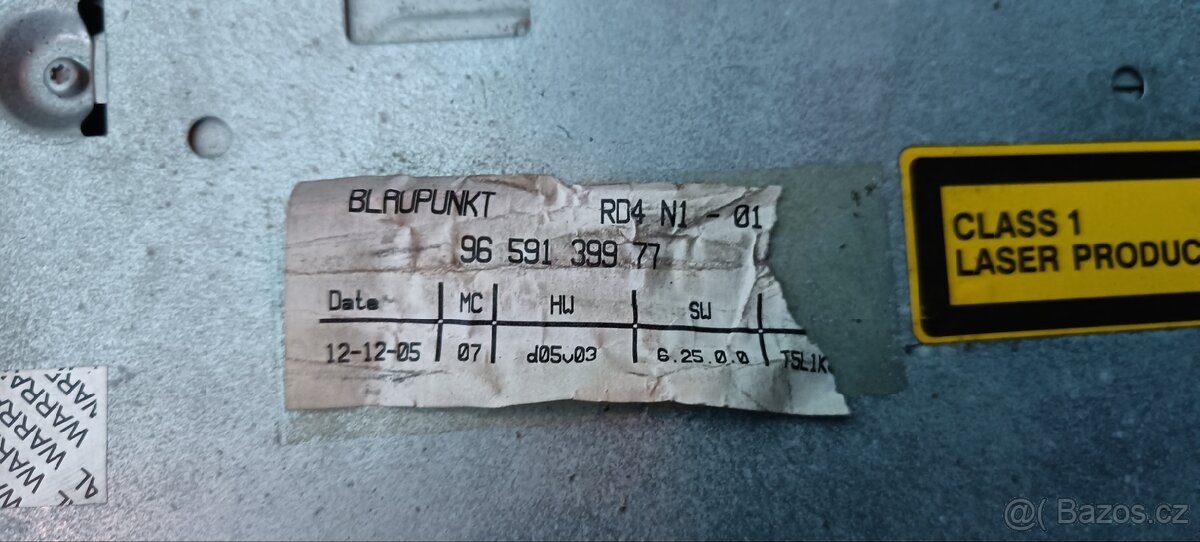 Autorádio RD4 Peugeot - 4