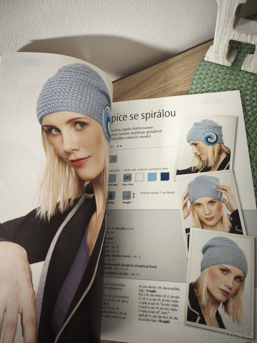 Háčkované, pletené čepice - 4