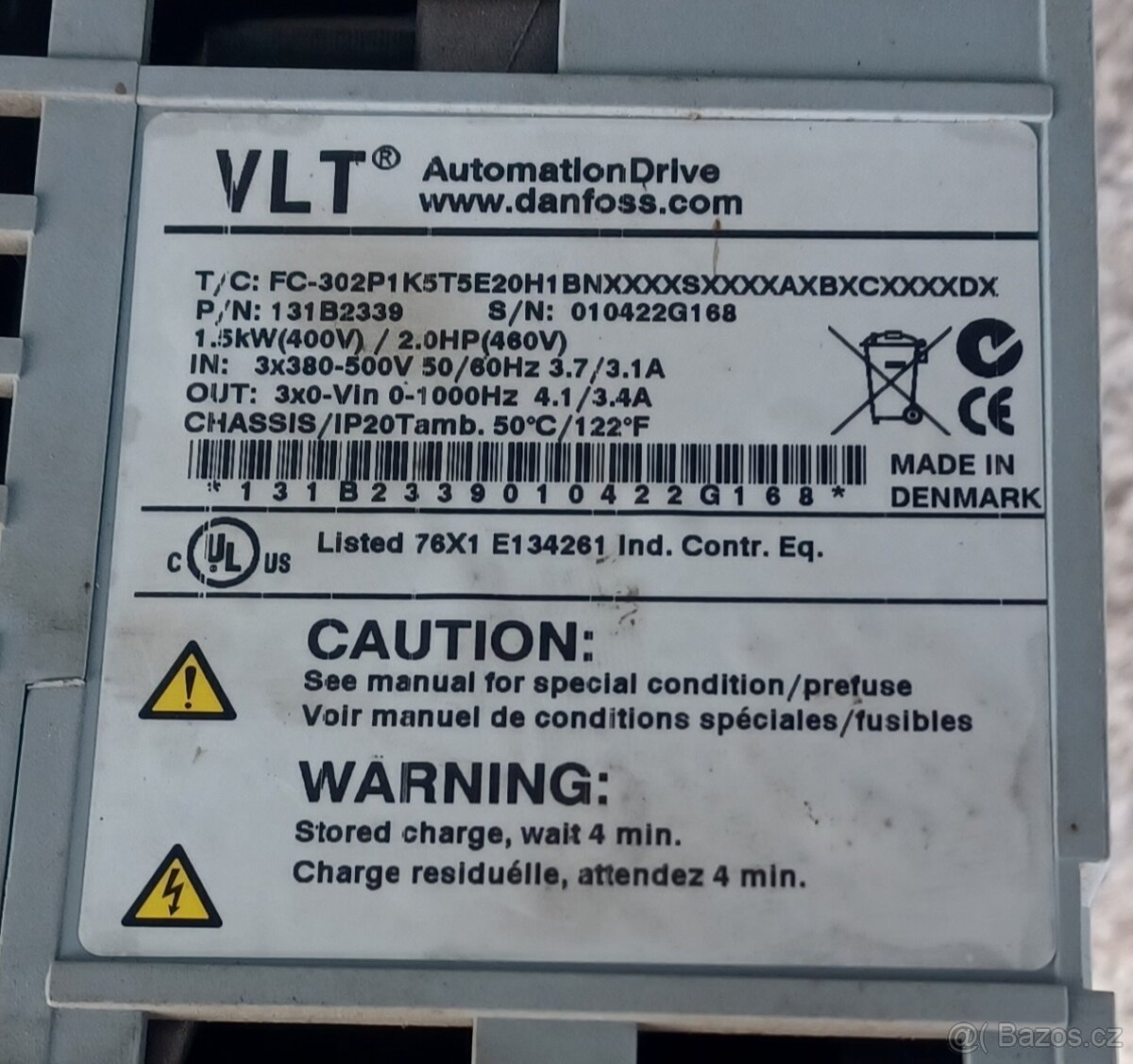 Frekvenční měnič Danfoss - 4