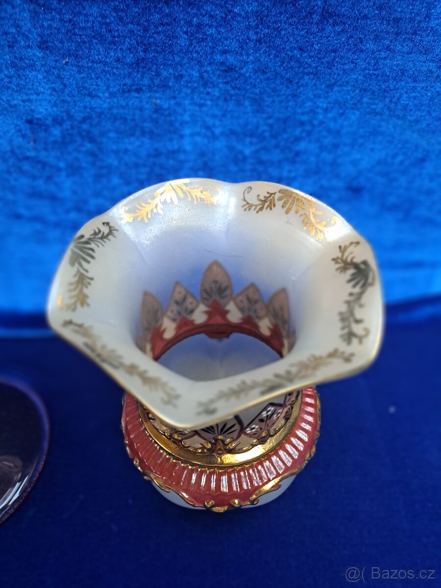 Petrolejová lampa skleněná, medová - 4