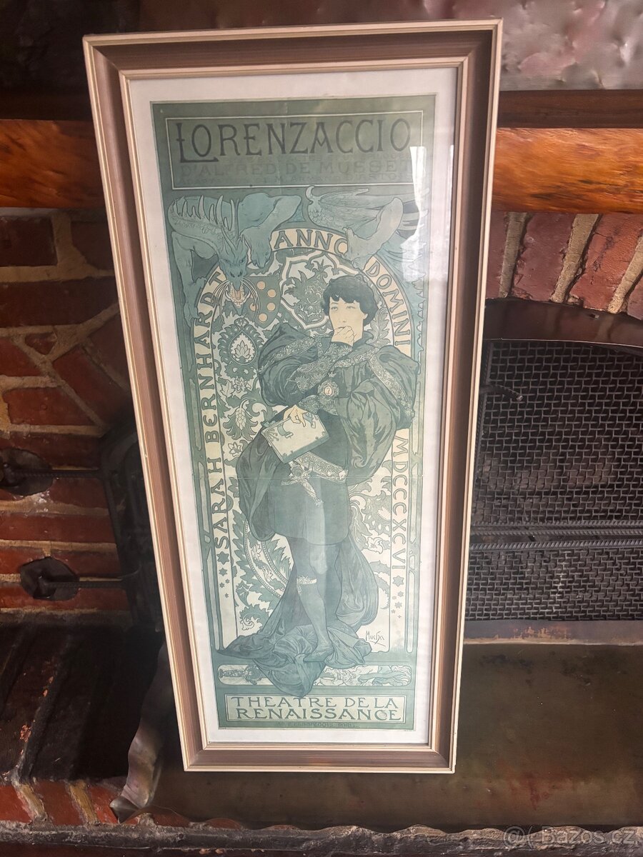 Velký zarámovaný plakát Mucha - 4