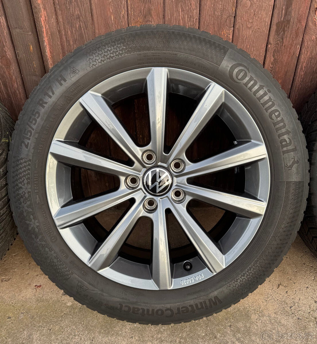 originální alu volkswagen merano antracir R17 5x112 - 4