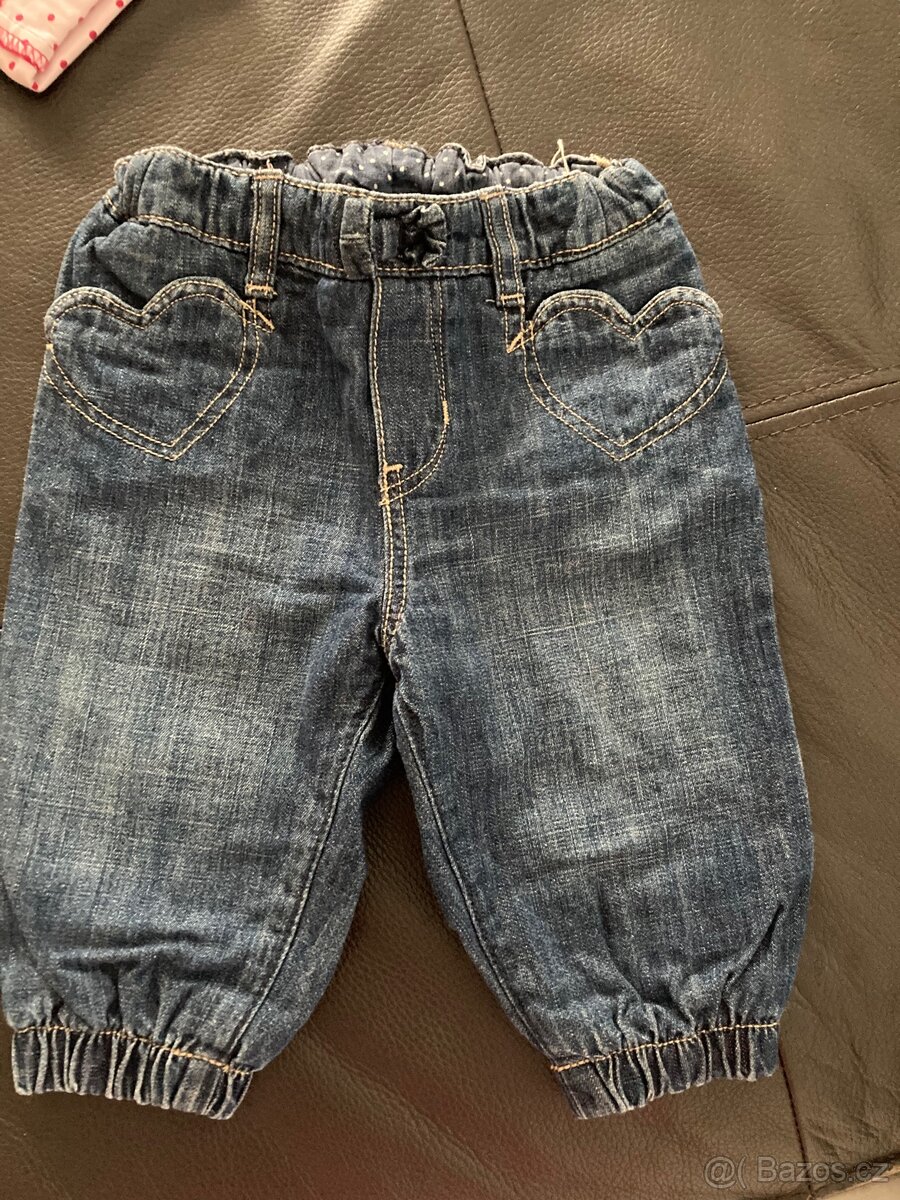 Kalhoty 62 68 cm teplaky mimi - 4