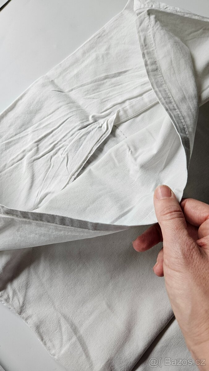 Šedo - bílé dětské povlečení se slony do dětské postýlky - 4