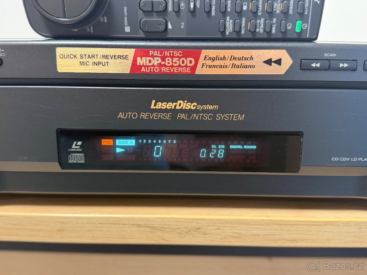SONY MDP-850D LASERDISC CD CDV LD PŘEHRÁVAČ - 4