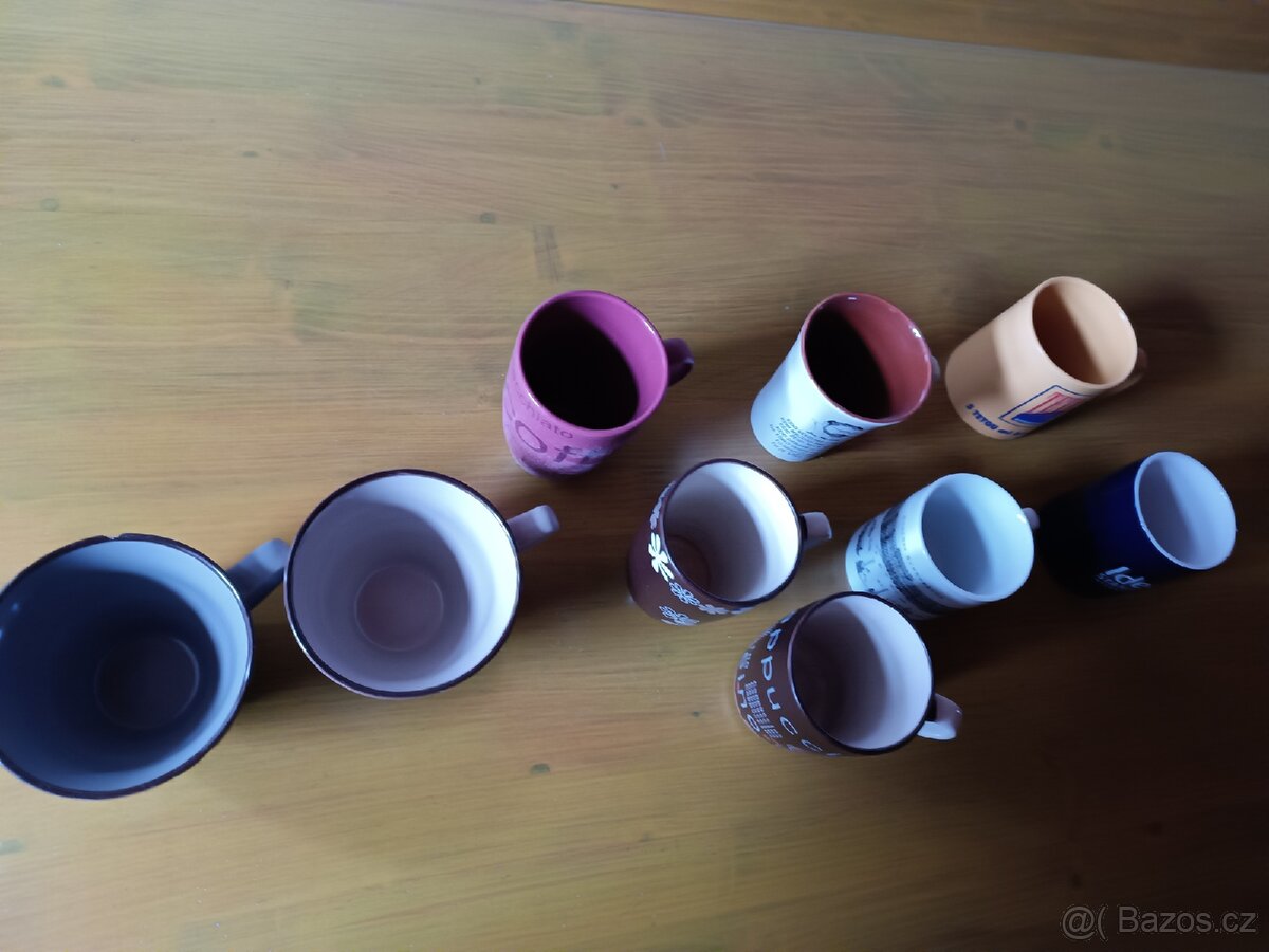 Keramické hrníčky mix 9ks - 4