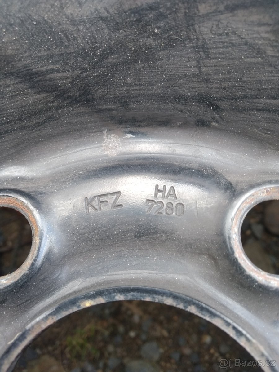 4x plechový disk fabia - 4