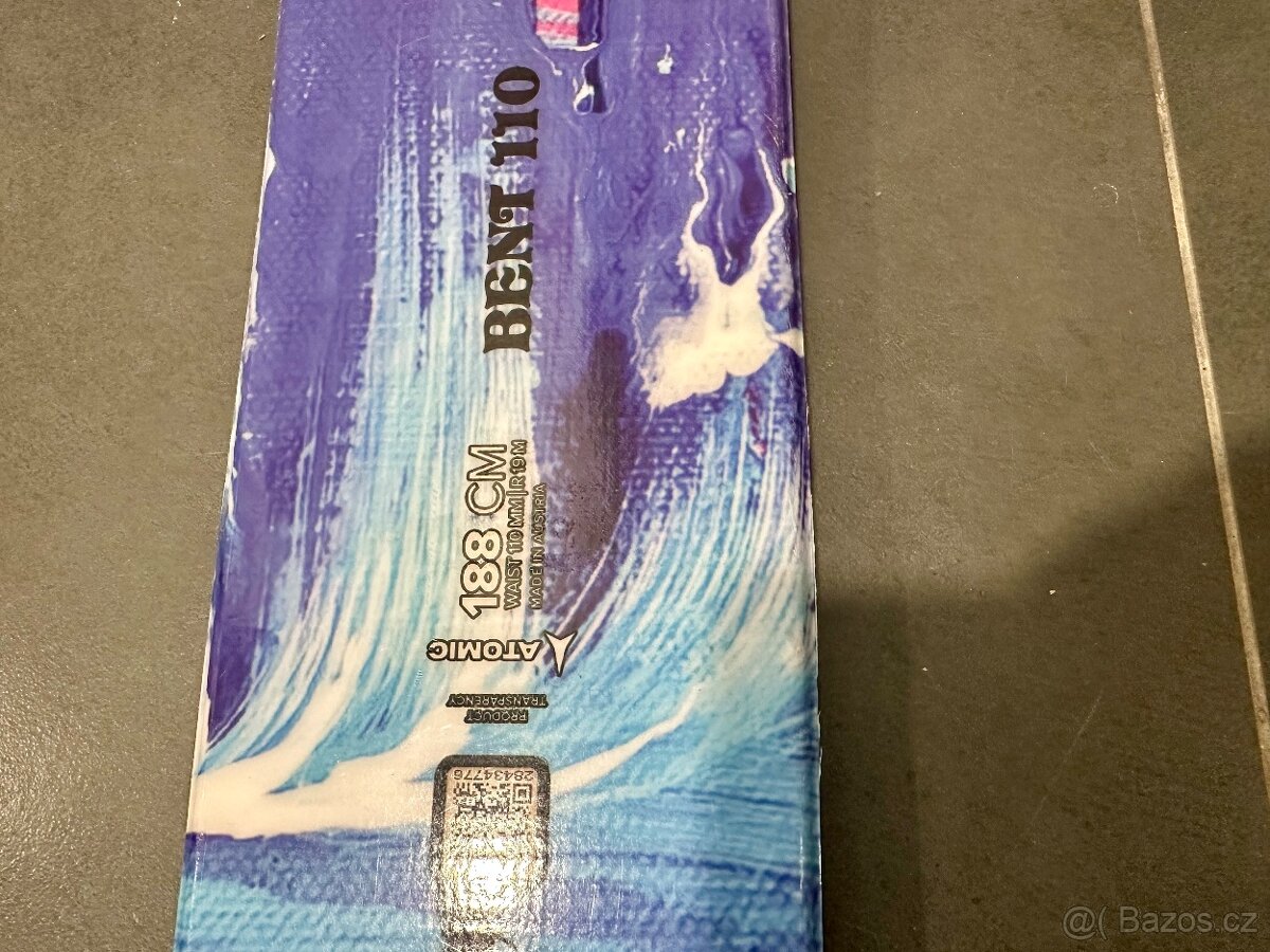 TOP freeride lyže Atomic Bent 110 + Marker Duke PT + pásy - 4