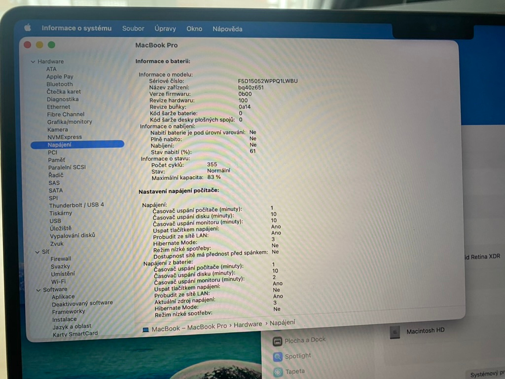 16" Apple MacBook M1 Pro, 16GB/SSD 512GB - kompletní balení - 4